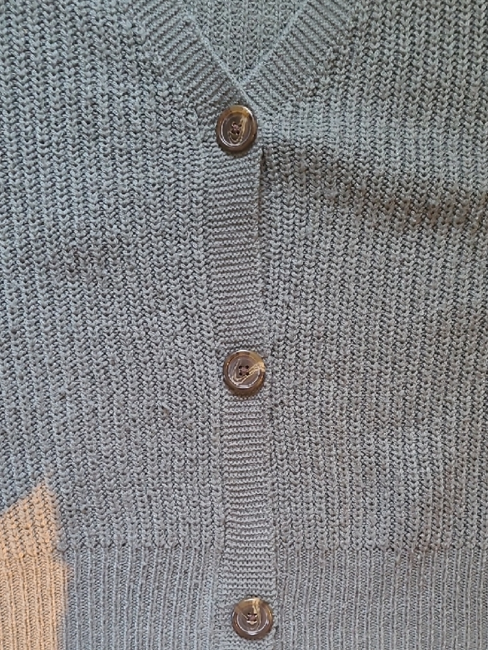 Vero Moda Olive Knit V-Neck Button Cardigan - Picture 2 of 10